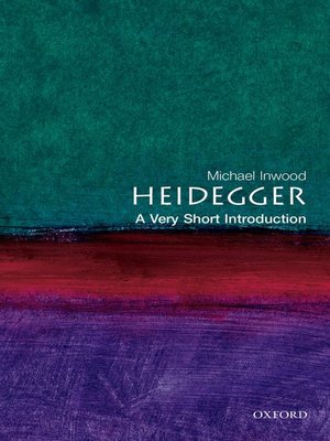 Heidegger: A Very Short Introduction - ebook